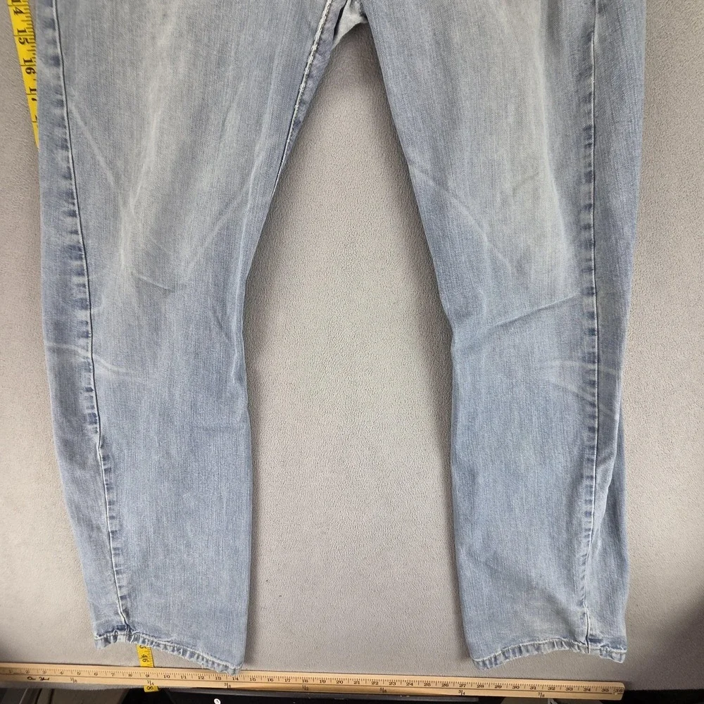 Vintage Levis Engineered Jeans Mens 34x34 Blue Twisted Light Wash Button Fly